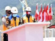 Bupati Pacitan Pimpin Pengisian Awal Waduk Tukul