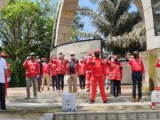 Memperingati Sumpah Pemuda, PMI Melaksanakan Apel di Puncak Gunung Tidar