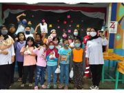 PMI Sosialisasi Cuci Tangan Memakai Sabun Kepada Anak-anak