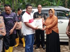 Korban Tanah Longsor di Purworejo Terima Bantuan dari Polosoro