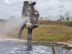 Air Bergolak Keluarkan Gas, Fenomena alam Kembali Terjadi di Blora