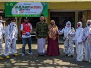 Memperingati Hari Santri Nasional, PMI Semprot Disinfektan di Sejumlah Ponpes