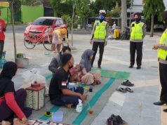 Imbauan Prokes dari Polwan Cantik Bikin Warga Blora Nyaman