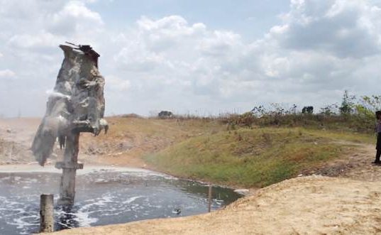 Semburan Gas & Air di Plosorejo Blora Tidak Beracun