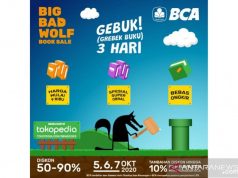 Bazar Buku Big Bad Wolf Digelar Secara Daring di “Marketplace” Tokopedia