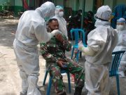 76 Anggota Kodim Lakukan Tes Swab di HUT TNI