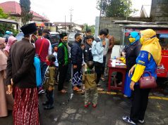 Puluhan Orang Terjaring Operasi Pemakaian Masker di Kalikajar Wonosobo