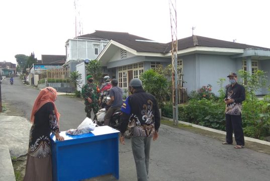 Tim STPP Covid-19 Kecamatan Mojotengah, Geber Pengawasan Prokes di Masyarakat