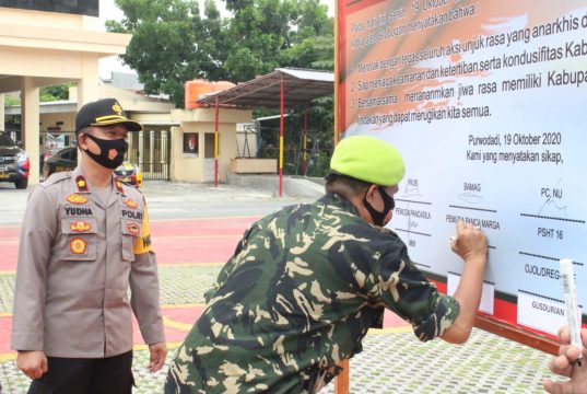 Elemen Kemasyarakatan di Kabupaten Grobogan Tolak Segala Bentuk Anarkisme