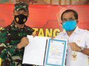 Dandim Blora Serahkan Naskah Kerja TMMD Sengkuyung III ke Pemkab