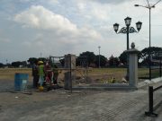 Pagar Besi Alun-alun Utara Jogja Ditarget Rampung Akhir Juli
