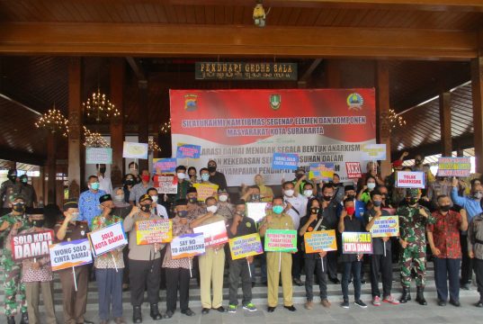 Deklarasi, Surakarta Tolak Segala Bentuk Anarkisme