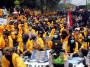 Mahasiswa Unimma dan Untidar Gelar Aksi Tolak UU Cipta Kerja