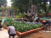 Difabel Jepara Senang Pertama Kali Dilibatkan Pengecatan Taman Kota