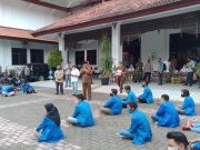 Aksi Damai PC PMII Jepara Tolak UU Cipta Kerja