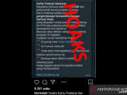 Menaker Imbau Korban Penipuan Situs prakerja. Palsu Lapor Polisi