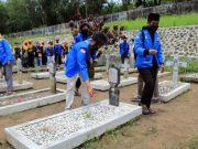 Tolak UU Cipta Kerja, PMII Magelang ‘Mengadu’ ke Para Pahlawan
