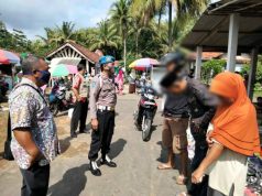 35 Orang Pengunjung Pasar Ampih Kebumen Terjaring Operasi Yustisi