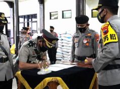 Sertijab Kabag Sumda dan Kabag Ren Polres Wonogiri