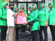 Jumat Berkah, Persit Kodim 0728 Wonogiri Bagikan Nasi Kotak
