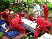 Penguburan Jenazah Secara Prokes di Wonogiri Masih Berlanjut