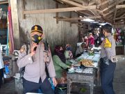 TNI-Polri, Satpol PP dan Pemdes Operasi Yustisi Penggunaan Masker di Pasar