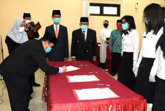 Sebanyak 56 ASN Pemkab Wonogiri Jalani Pengambilan Sumpah