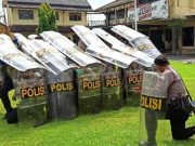 Amankan Pilkada, Personel Polres Batang Jalani Latihan PHH