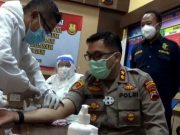 59 Anggota Polres Grobogan Disuntik Vitamin C
