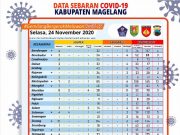 Covid-19 di Kabupaten Magelang, Terkonfirmasi 750 Orang