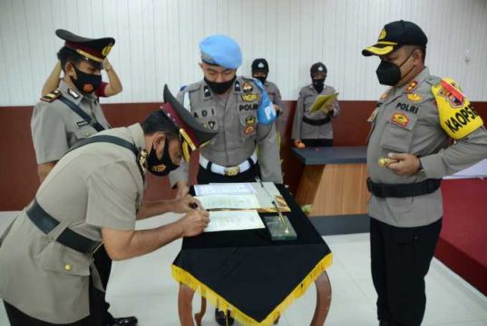 Sertijab Kasat Narkoba Polres Wonosobo