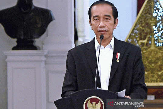 Presiden Joko Widodo Tandatangani UU Cipta Kerja