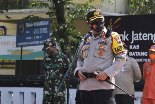 Kapolres dan Bupati Batang Imbau Warga Patuhi Protokol Kesehatan