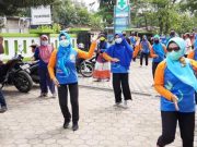 Senam Peregangan dan Berjemur, untuk Tingkatkan Imunitas Tubuh Disaat Pandemi Covid-19.