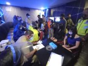 Operasi Gabungan di Tegal Sasar Tempat Hiburan Karaoke
