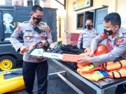 Polda Jateng Mengecek Peralatan Antisipasi Bencana di Batang