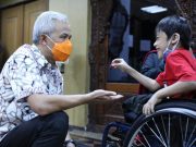 Janji Ganjar pada Hassan, Bocah Penderita Cerebral Palsy