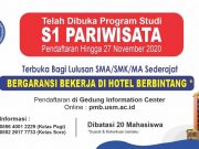 Lulusan Program Studi Pariwisata USM Dijanjikan Bekerja di Hotel Berbintang