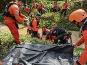 Satu dari Dua Korban Terseret Arus Sungai Duwet Ditemukan dalam Keadaan Meninggal Dunia
