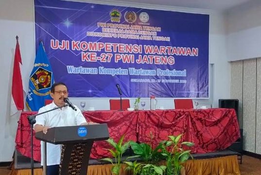 Ketua PWI Jateng Canangkan ‘Jogo Wartawan’ Hadapi Pandemi Covid-19