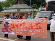 Demo Tolak Habib Rizieq Dibubarkan Polisi Karena Alasan Pandemi Covid 19