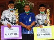 SMPN 1 Jepara Raih Penghargaan Guru dan Kepala Sekolah Berprestasi Tahun 2020