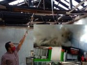 Kebakaran Hanguskan Ruko di Cepu