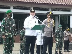 Pangdam dan Kapolda Dampingi Gubernur Jabar Apel Konsolidasi TNI-Polri