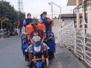 Mahasiswa KKN UIN Walisongo Disinfeksi di Pangung Lor Semarang