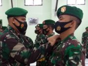 Dandim 0705/Magelang Pimpin Serah Terima Jabatan 5 Perwira