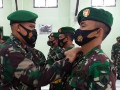Dandim 0705/Magelang Pimpin Serah Terima Jabatan 5 Perwira
