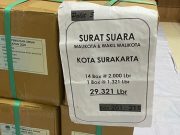 KPU Surakarta Lakukan Sorlip 429.321 Lembar Surat Suara Pilwakot Surakarta