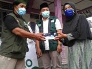 2.000 Masker Disalurkan GP Ansor Kabupaten Magelang pada Warga Merapi