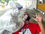 Menyongsong Natal dan Tahun Baru, Petugas Terminal Wonogiri Di-Tes Swab